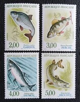 Fr2799-802 / Franciaország 1990 Halak bélyeg sorpostatiszta