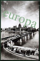 Budapest / Kossuth híd !!!!!!!  - RITKA fotó képeslap    1946/56 ?