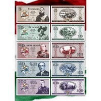 Magyarország,TRIANON emlékbankjegy sor - Trianon 100. évfordulójára UNC