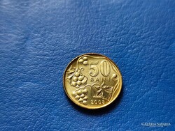 MOLDOVA 50 BANI 2008 SZŐLŐ! UNC!