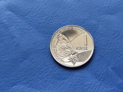 SEYCHELLES / SEYCHELLE-SZIGETEK 1 RÚPIA / ONE RUPEE 2022 LEPKE PILLANGÓ! RITKA! UNC!
