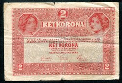 1917 / 1919 2 Korona 7000 feletti Tanácsköztársaság