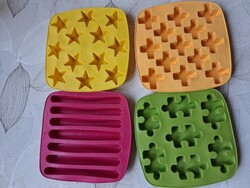 Jégkocka tartó szilikon, IKEA 4db