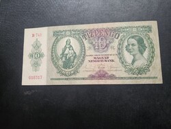 1936-os 10 Pengő VF +