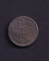 2 Fillér 1918 K.B