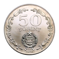 Felszabadulás 50 Forint 1970 BU 16g Ag640