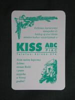 Kártyanaptár,Kiss ABC üzlet,Barcs piactér,2001   (7)