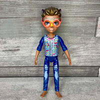 Mattel Enchantimals Hixby Hedgehog Tiger fiú játék baba
