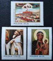 LEN2818-20 / Lengyelország 1982 A Fekete Madonna ikon bélyegsor postatiszta