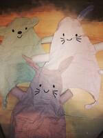 Pelenka anyagú szundikendők 050. (Kelisdi) - Diaper material naps 050.