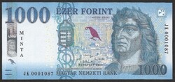 Minta 1000 forint 2023 JK  UNC