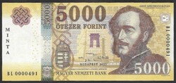 Minta 5000 forint 2023 BL  UNC