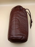 ~20x10cm Leitz Leica Canada Burgundy Leather Lens Pouch Case