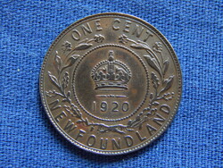 Új-Fundland 1 Cent 1920