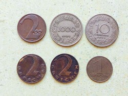 Ausztria 6 db Különböző Érme 1 2 10 Groschen 200 1000 Korona 1924-1937