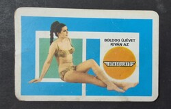 Utasellátó kártyanaptár 1971