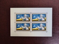 1970. Apollo 12. kisív** postatiszta