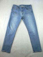 EREDETI LEVIS 512 (W34 / L32) FÉRFI VILÁGOSKÉK SZTRECCSES FARMERNADRÁG