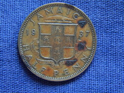 Jamaika Half Penny 1937