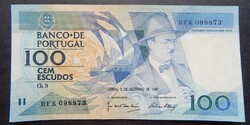 Portugália 100 escudo  1987
