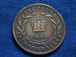 Új-Fundland 1 Cent 1890