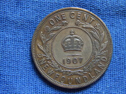 Új-Fundland 1 Cent 1907
