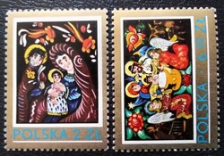 LEN2657-8 / Lengyelország 1979 Karácsony bélyegsor postatiszta