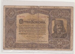 Magyarország 50 korona 1920 FA