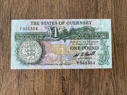 Guernsey 5 Font 1980-89 XF