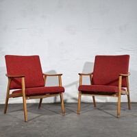 Jitona retro fotel századközepi csehszlovák fotel (2db)