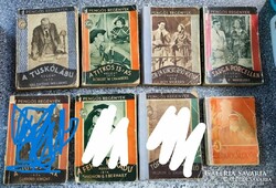 Pengős regények az 1920-30 as évekből. Max Brand. Wallace,Gardner, Curvood stb.