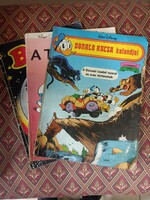 Donald Kacsa/Bobo/A törpicur/. 3 db / Kèpregèny/Règiújsàg/.