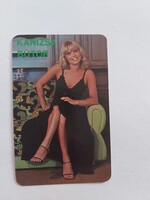 KANIZSA BÚTORGYÁR  kártyanaptár 1981