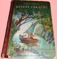 1957. Jules Verne :Kétévi vakáció MINDKÉT RÉSZ EGY KÖTETBEN könyv - MÓRA