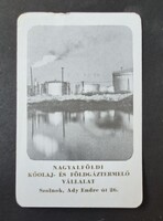 Nagyalföldi Kőolaj és Földgáztermelő vállalat Szolnok kártyanaptár 1987