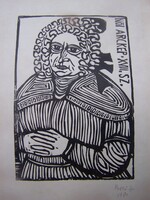 Perei Zoltán( 1913 - 1992 ):Női arckép XVIII.sz.
