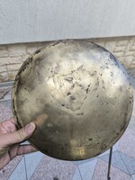 Falióra àlló óra inga lencse Contoise Morbier Francia Réz inga lencse. Bicska inga