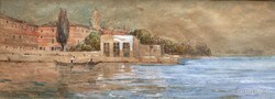 Háry Gyula: Romantic Island in the Venetian Lagoon - Italy, Italy, Seaside, Waterfront Landscape