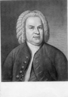 Képeslap: Johann Sebastian Bach.