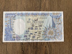 Egyenlítői-Guinea 1000 Francs 1985 XF