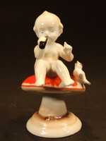 PORCELÁN PUTTÓ FIGURA, METZGER & ORTLOFF ILMENAU (070330)