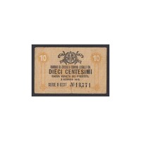 Olaszország,10 centesimi 1918 F
