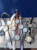 Nagy retro és divatóra tétel egyben (13 db) – Művészi és quartz órák vegyes csomag