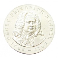 Németország,20 mark 1984 A - Georg Friedrich Händel zeneszerző aUNC+ ezüst 20.90g500