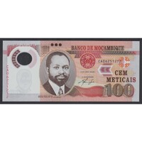 Mozambik,100 meticais 2011 UNC
