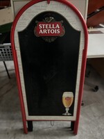 Stella Artois fémkeretes kréta tábla / megállító tábla