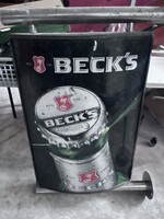 Eredeti Beck's világító reklámtábla