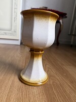 Nagy kerámia kupa serleg szép forma.