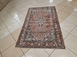 MZ439 Álomszép 120x192 kézi csomózású kashmír selyem perzsa szőnyeg