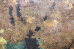 Tibor Boromisza, Autumn Park Scene